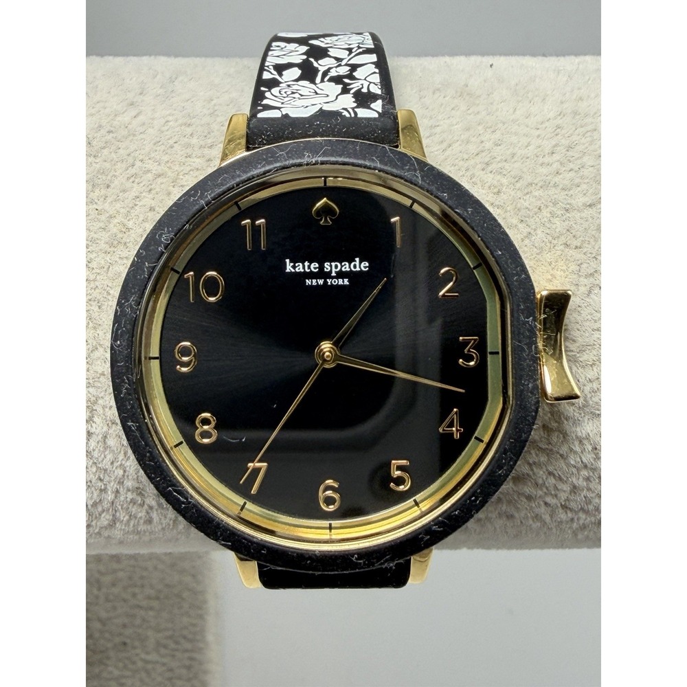Kate Spade KSW1476 New Battery Ladies Watch 34MM 7.25" Silicone Band